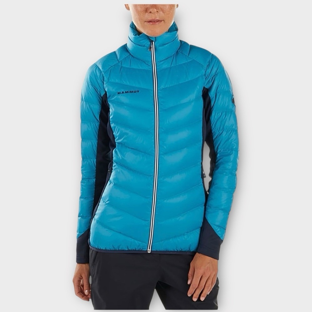 Mammut Flexidown Pertex Microlight Jacket in Turquoise Women's Size XS